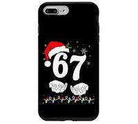 Divertente Natale Six Seven 6 7 Meme Gen Alpha Slang 6 7 Mani Custodia per iPhone 7 Plus/8 Plus
