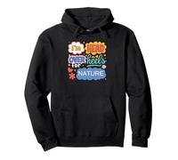 Divertente Natura estetica retrò Pop Art per Gli Amanti della Natura Felpa con Cappuccio