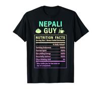 Divertente Nepalese Guy Uomini orgogliosi con Radici nepalesi Maglietta