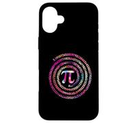 Divertente Nerd Colore Pi Giorno Spirale Insegnante di Matematica Custodia per iPhone 16 Plus