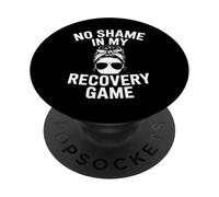 Divertente Nessuna vergogna nel mio gioco di recupero dicendo PopSockets PopGrip Adesivo