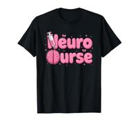 Divertente Neuro Infermiera dicendo con siringa e Cervello Maglietta