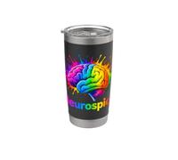 Divertente Neurospicy Cervello Dire Sarcastico Umoristico Bicchiere termico in acciaio inox doppia parete
