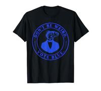 Divertente Non Essere Strano Voto Blu con Fish Man Maglietta