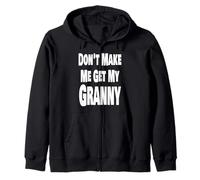 Divertente Non Farmi Prendere mia Nonna, Nonna, Madre, Nipote Felpa con Cappuccio