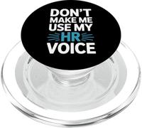Divertente non farmi usare la mia voce delle risorse umane PopSockets PopGrip per MagSafe