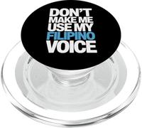 Divertente non farmi usare la mia voce dicendo umorismo filippino bavaglio PopSockets PopGrip per MagSafe