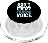 Divertente non farmi usare la mia voce dicendo umorismo filippino bavaglio PopSockets PopGrip per MagSafe