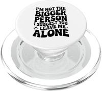 Divertente, non sono la persona più grande, ti suggerisco di lasciarmi in pace PopSockets PopGrip per MagSafe