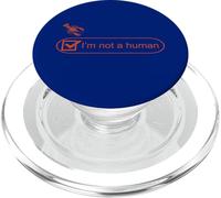 Divertente Non sono un umano, Meme AI PopSockets PopGrip per MagSafe