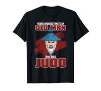 Divertente Non sottovalutare mai un vecchio che fa Judo Maglietta