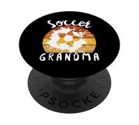 Divertente nonna orgogliosa amante del calcio Nana per le donne PopSockets PopGrip Adesivo