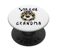Divertente nonna orgogliosa amante del calcio Nana per le donne PopSockets PopGrip Adesivo