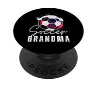 Divertente nonna orgogliosa amante del calcio Nana per le donne PopSockets PopGrip Adesivo