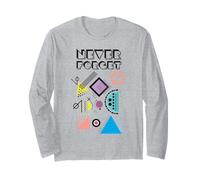 Divertente Nostalgia Anni '80 | MAI Dimenticare Maglia a Manica