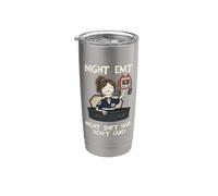 Divertente notte turno notte EMT Night Shift capelli non importa Bicchiere termico in acciaio inox doppia parete
