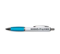 Divertente novità Push Pen Regalo | Penne a sfera Lavoro collega che lascia il lavoro Presente | Buone vibrazioni | Divertente scherzo stazionario | PP94