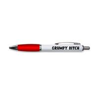 Divertente novità Push Pen Regalo | Penne a sfera Lavoro collega che lascia il lavoro Presente | Grumpy Bi | Divertente scherzo stazionario | PP66
