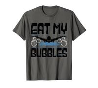 Divertente Nuoto Nuotatore Eat My Bubbles Nuotare Maglietta