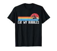 Divertente Nuoto Nuotatore Eat My Bubbles Nuotare Retro Maglietta