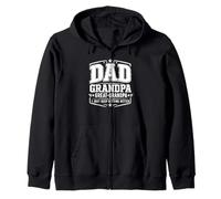 Divertente Nuovo Grande Nonno I Just Keep Getting Better Padre Felpa con Cappuccio