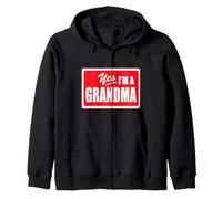 Divertente Nuovo Prima Volta Nonna Nonna Nonna Nonni Bambino Felpa con Cappuccio