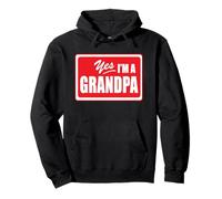 Divertente Nuovo Prima Volta Nonno Granfather Nonno Bambino Felpa con Cappuccio