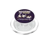 Divertente Oca cristiana che cammina per fede PopSockets PopGrip per MagSafe