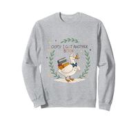 Divertente Oca Lettura Illustrazione Oops Un Altro Libro Felpa