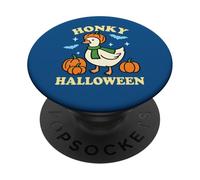 Divertente oca sciocca Halloween zucca pipistrelli retrò PopSockets PopGrip Adesivo