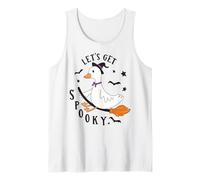 Divertente Oca Strega Scopa Halloween Carino Spooky Animal Costume Canotta