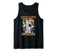 Divertente Occupy Moon Missione Lunar Landing Lab Rat Artemis III Canotta