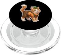 Divertente Oktoberfest Cat Lederhosen Beer Fest Monaco di Baviera PopSockets PopGrip per MagSafe