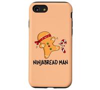 Divertente omino di pan di zenzero Ninjabread, amanti della cottura dei biscotti dolci Custodia per iPhone SE (2020) / 7/8