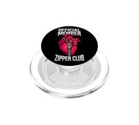 Divertente Open Heart Surgery Survivor Zipper Club PopSockets PopGrip per MagSafe