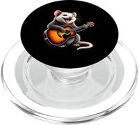 Divertente opossum che suona la chitarra design per gli amanti della musica PopSockets PopGrip per MagSafe