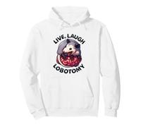 Divertente Opossum Live Laugh Lobotomia Amante Animali Ragazzi Ragazze Felpa con Cappuccio