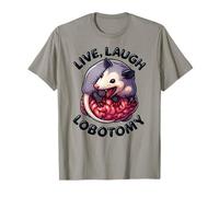 Divertente Opossum Live Laugh Lobotomia Amante Animali Ragazzi Ragazze Maglietta