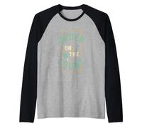 Divertente Ordine di Giochi di Parole sul Campo Maglia con Maniche Raglan