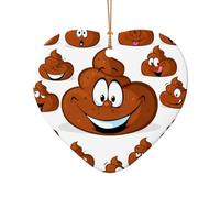 Divertente ornamento natalizio a forma di cacca - Decorazione per albero di Natale, calza della Befana, idea regalo per le feste, regali per gli amici