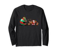 Divertente Ornamento Natalizio - Mostro - Babbo Natale - Cervo Maglia a Manica