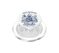 Divertente orso Rockhound Geological Rock Raccolta Grafica PopSockets PopGrip per MagSafe