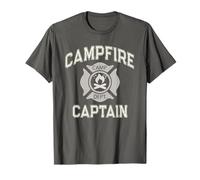 Divertente ospite del campo estivo del vigile del fuoco del capitano del fuoco Maglietta