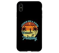 Divertente Paddleboard I Could Use a Good Paddling SUP Stand Up Custodia per iPhone XS Max