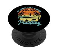 Divertente Paddleboard I Could Use a Good Paddling SUP Stand Up PopSockets PopGrip Adesivo
