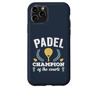 Divertente Padel Champion Tennis Retro Padel Campioni Giocatori di paddle Custodia per iPhone 11 Pro