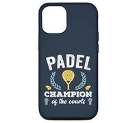 Divertente Padel Champion Tennis Retro Padel Campioni Giocatori di paddle Custodia per iPhone 12/12 Pro