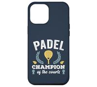 Divertente Padel Champion Tennis Retro Padel Campioni Giocatori di paddle Custodia per iPhone 12 Pro Max