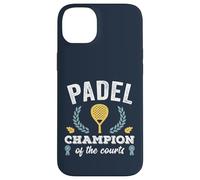 Divertente Padel Champion Tennis Retro Padel Campioni Giocatori di paddle Custodia per iPhone 14 Plus