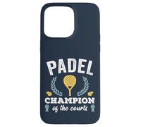 Divertente Padel Champion Tennis Retro Padel Campioni Giocatori di paddle Custodia per iPhone 15 Pro Max